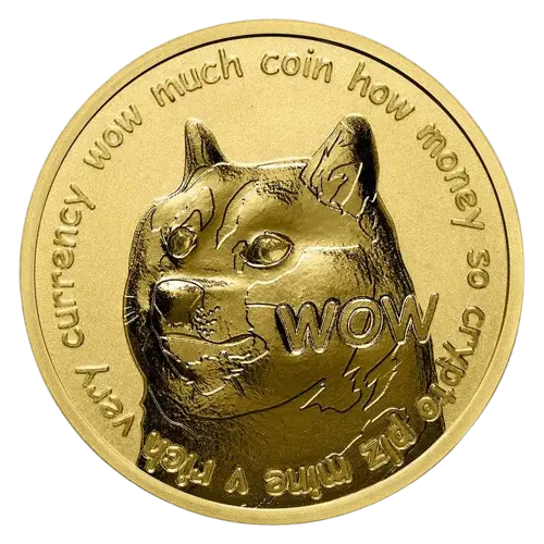 [2025233049] 1 oz Gold Round - Dogecoin Round