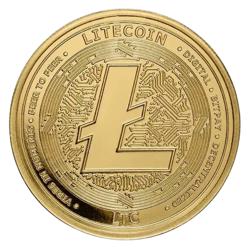 [2025258280] 1 oz Gold Round - Litecoin